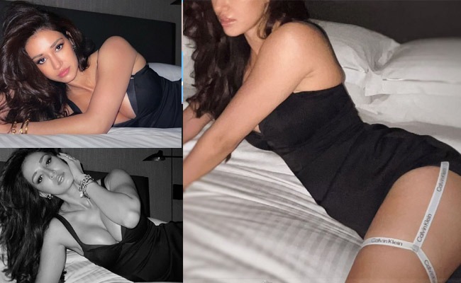 Pics: Lady Lures Lying On The Bed