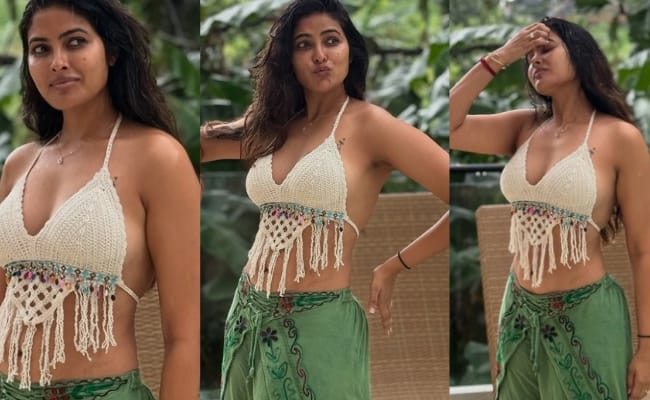 HOT: Lady's Wow Look With 'Woolen Bra'