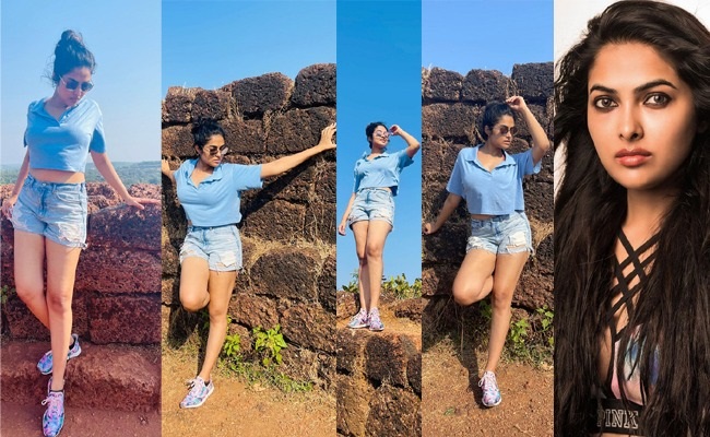 Pic Talk: Divi Raises Heat In Denim Shorts