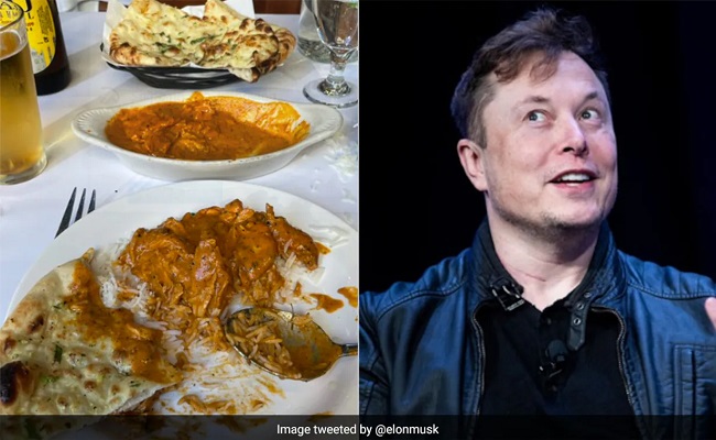 Musk finds butter chicken with naan 'insanely good'