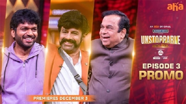 Anil, Brahmanandam appear on Balakrishna's show