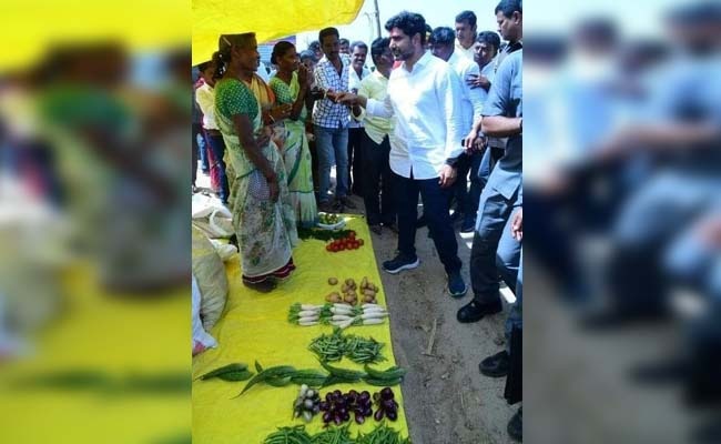 Viral Pic: TDP's Fake Vegetable Stall