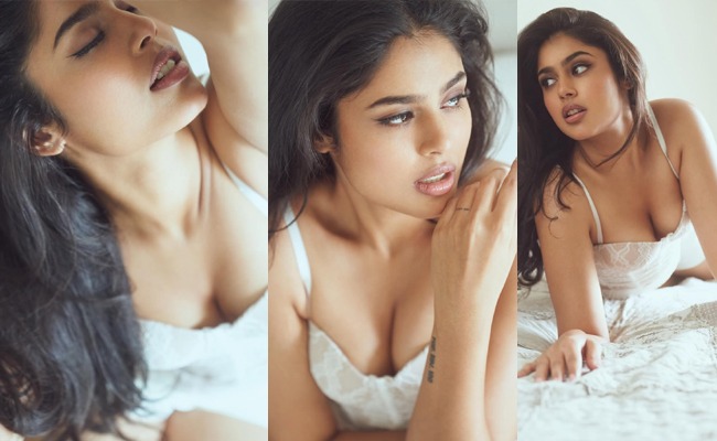 HOT: Tall Actress Sizzles in Deep-Neck Glam Look