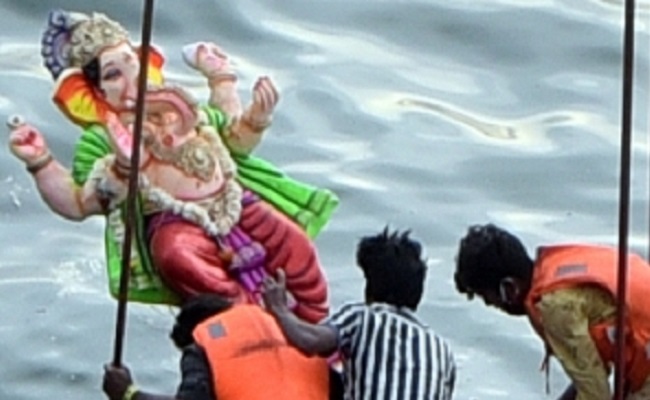 No immersion of PoP idols in Hussain Sagar this year