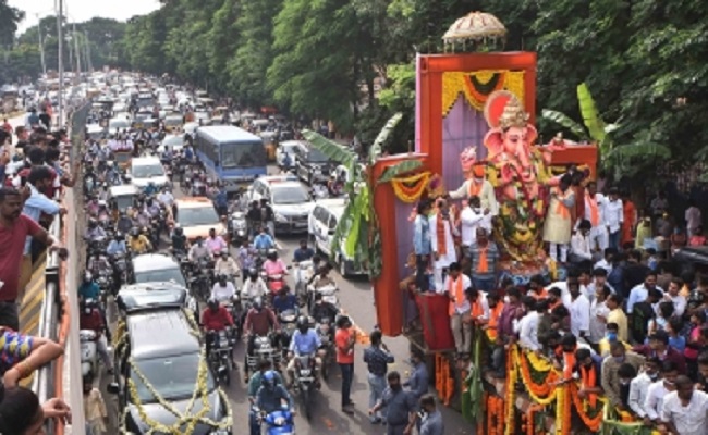 Ganesh Chaturthi begins amid gaiety in Telugu states