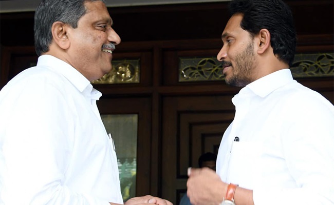 Sajjala takes Sai Reddy role as Jagan's right hand?