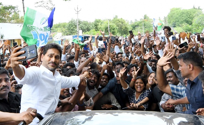 TDP's Free Publicity To Jagan's Public Visits
