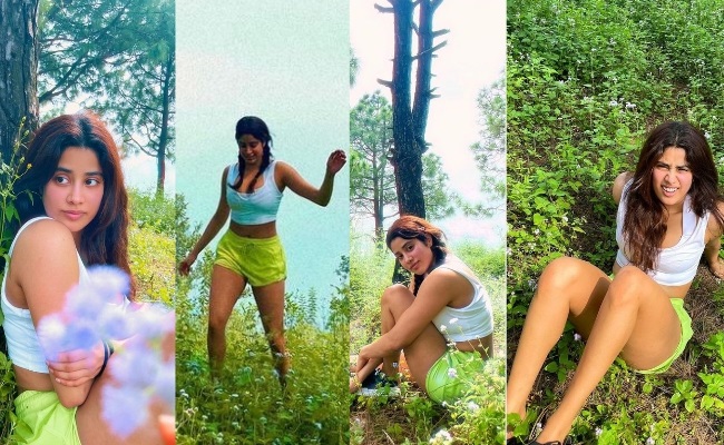 Pics: Lady In Jungles Wearing Green Short