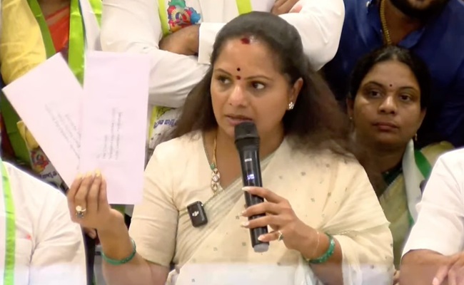 Kavitha Resigns from BRS, Quits as MLC