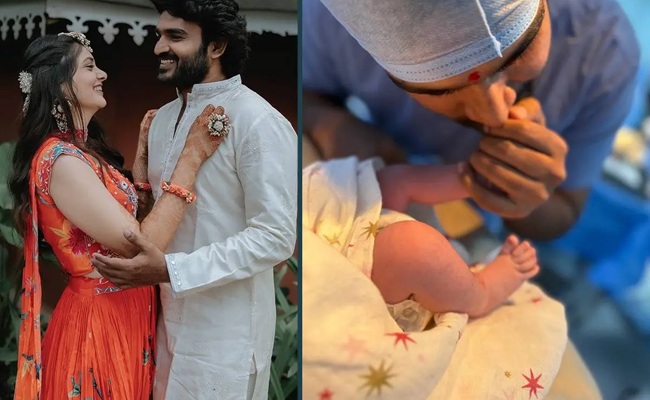Kiran Abbavaram and Rahasya Welcome Baby Boy