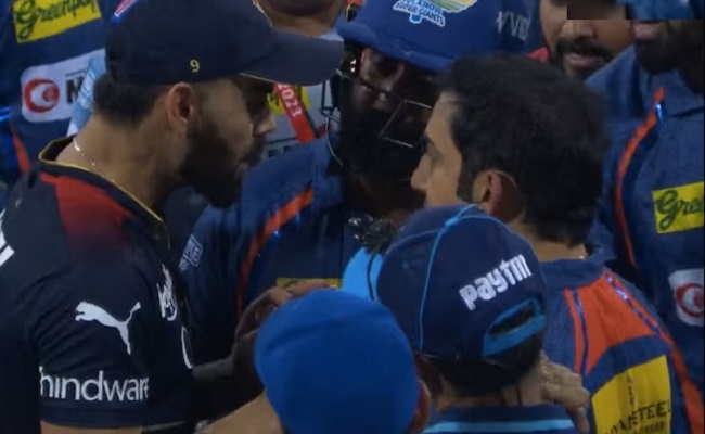 IPL 2023: Kohli and Gambhir in a verbal spat