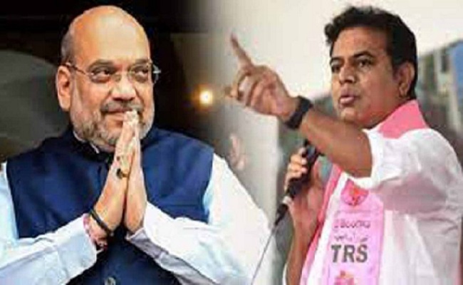 Why this sudden meeting of KTR with Amit Shah?