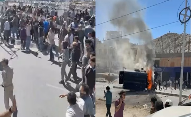 Gen-Z Protests And Violence Started In Ladakh