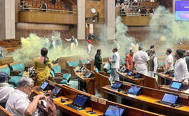 Security Breach Inside Lok Sabha - Gas Canisters Used