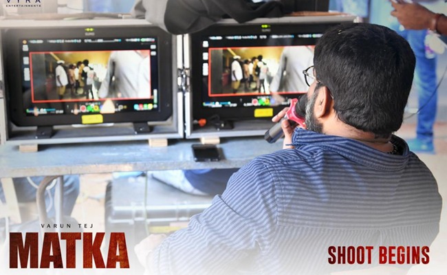 Varun Tej's Matka Shoot Begins