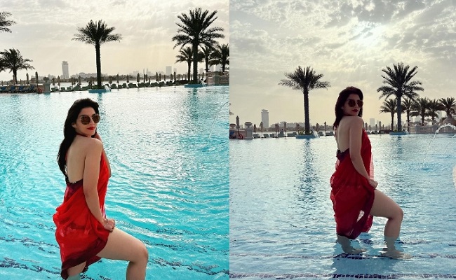 Pics: Actress Makes The Cool Water Hot