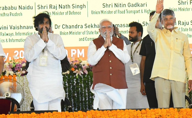Pawan speech dull, Modi offers him cough drop!