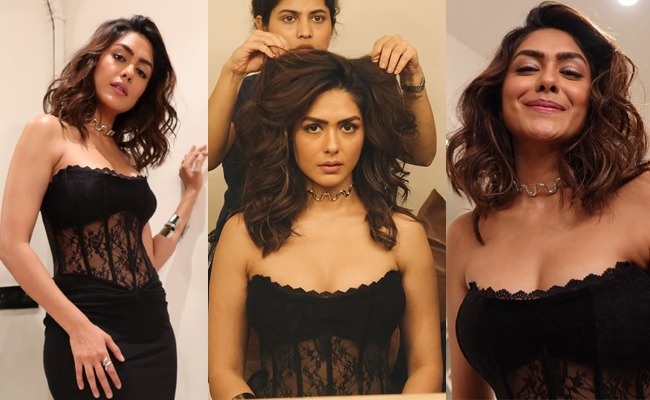 HOT: Mrunal Poses From Make Up Room