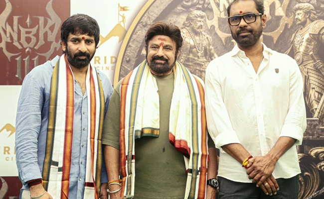 NBK-Malineni's Epic #NBK111 Launched Grandy