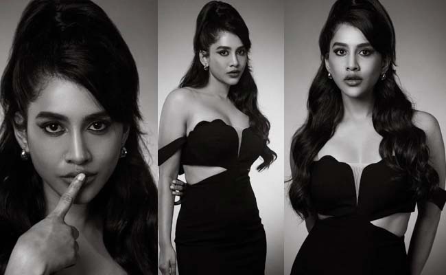 Pics: Bubbly Nabha In Black And White