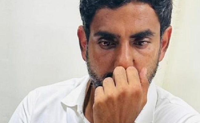 My blood boils, says Lokesh after father sent to jail