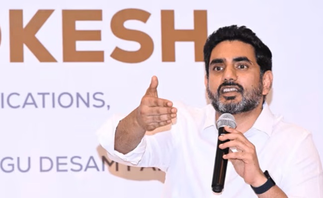Lokesh turns columnist, says competition is healthy