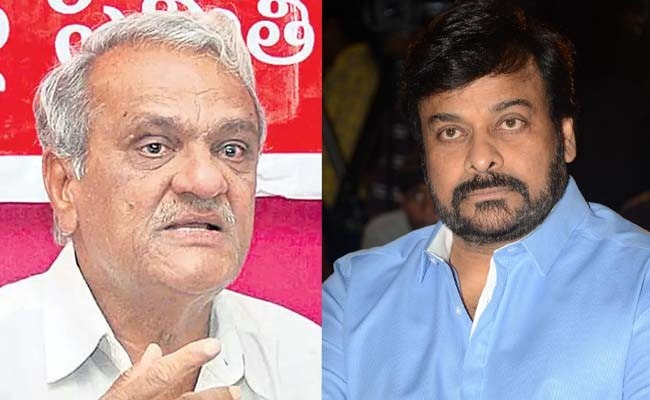 Foot-in-the-mouth Narayana apologises to Chiranjeevi