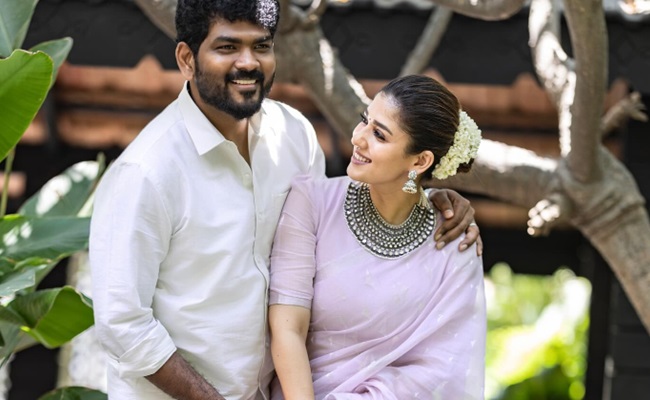 Nayanthara oozes love in pics with hubby Vignesh