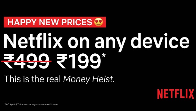 Netflix cuts subscription rates in India, now at Rs 149