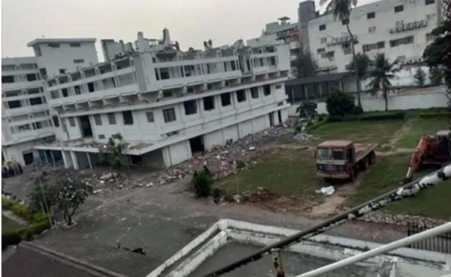 NRI Hospital At Demolished Eenadu Office?