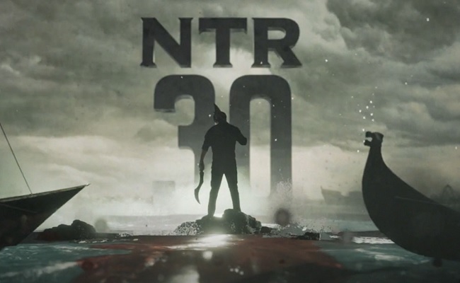 Poster gerakan NTR30 yang keren meningkatkan taruhannya