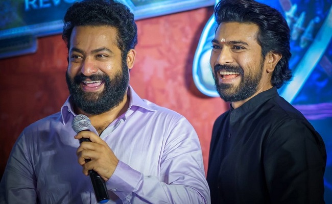 Ram Charan comes to aid of Jr NTR when journo asks him a tough question