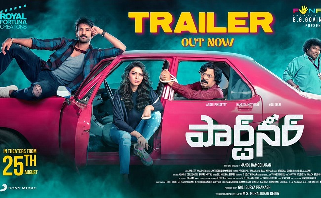Aadhi's Partner Trailer: Laugh riot