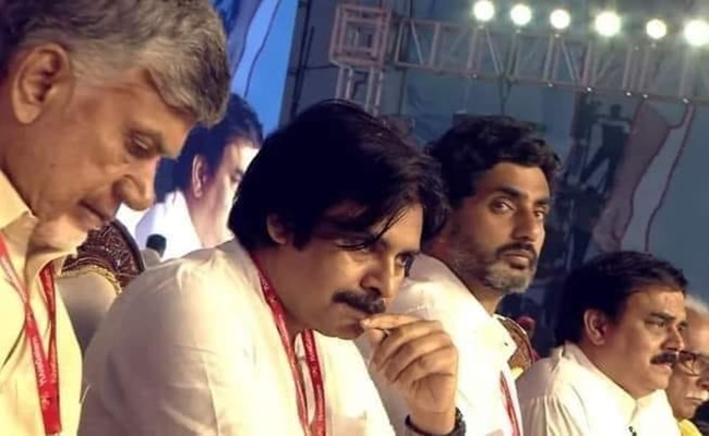 Trending Pic: Dull Faces Of TDP-Jana Sena Leaders