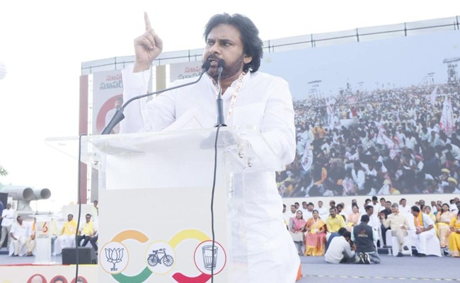 Pawan's 10-Minute Speech Stuns Anantapur Crowd