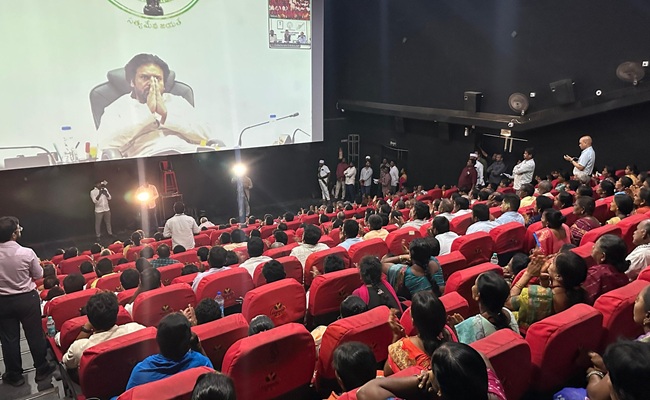 Pawan uses silver screen to interact with people