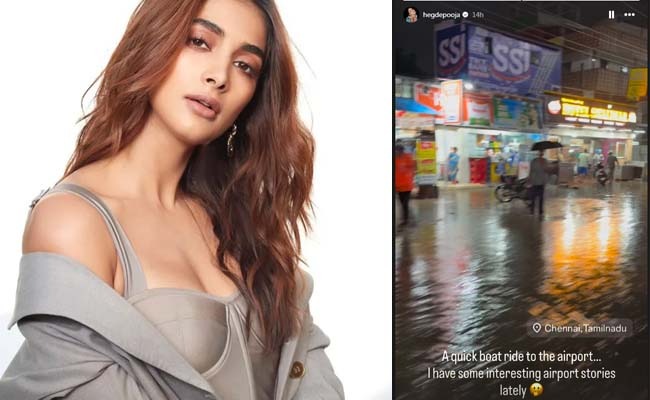 Pooja Hegde’s 'Quick Boat Ride' to Chennai Airport