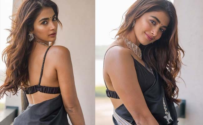 Pics: Pooja Radiates Beauty In Black Bra