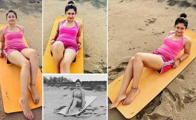 Pics: Thigh Show In Pink Shorts