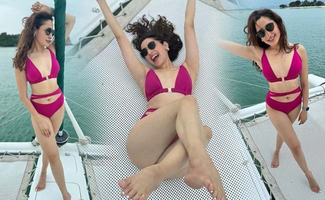 Pics: Sensuous Lady With Pink Swimsuit