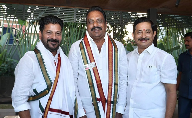 BRS MLA Prakash Goud Meets CM Revanth Reddy