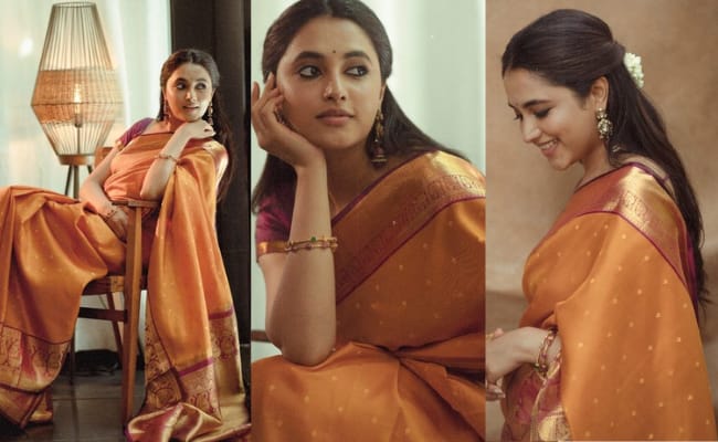 Pics: Ethereal Beauty Draped In Pattu Saree