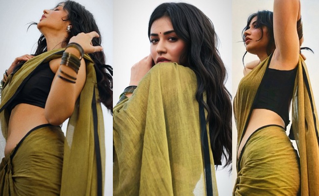 HOT: Rayalaseema Beauty In Body Hugging Saree