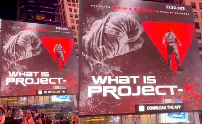 'Project K' poster lights up Times Square in NYC