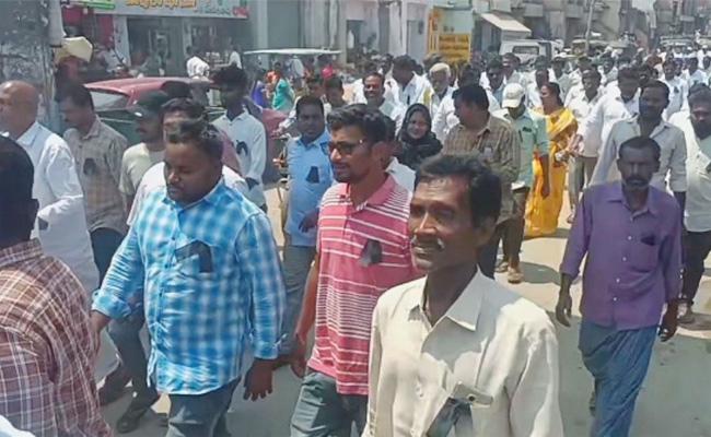 Rally in Pulivendula to protest Bhaskar Reddy's arrest by CBI