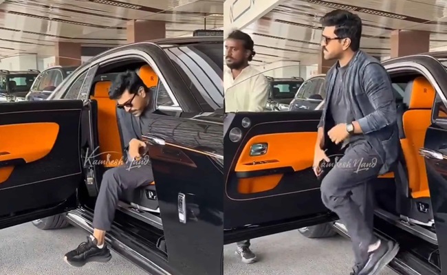 Ram Charan Buys a Rs 7.5 crore Rolls-Royce Car