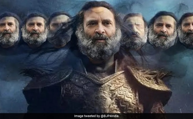 'New Age Ravan,' Says BJP On Rahul Gandhi Poster