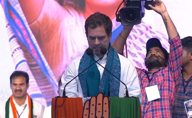 TRS has secret deal with BJP, says Rahul Gandhi