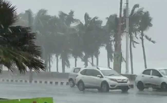 Rain Lashes Parts Of Andhra Coastline As Cyclone Asani Approaches