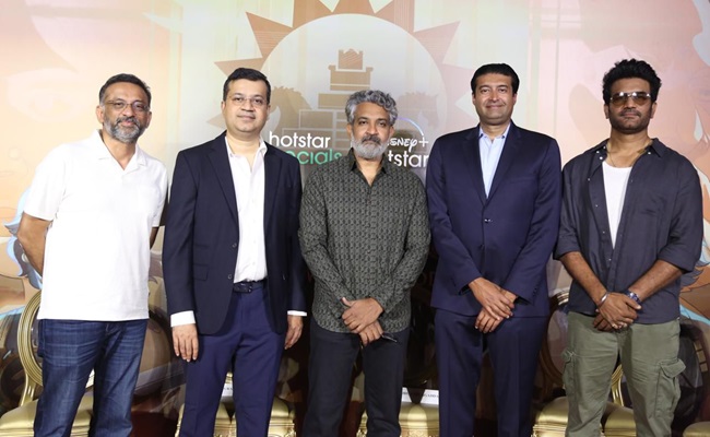 Disney+ Hotstar and Graphic India are great partners: Rajamouli